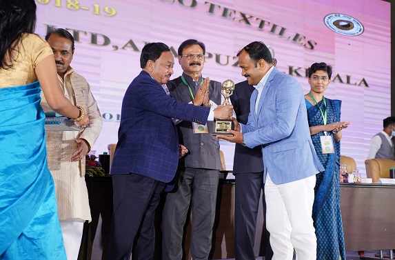 Mr.John Jose, Managing Director, BROS INDIA GROUP has received the National Award for the Largest exporter of Coir Geotextiles from Govt. of India MSME Union Minister on May 2022.